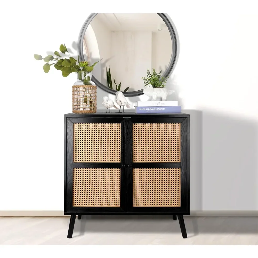 

Living Room Cabinets, Mid Century Modern Rattan Dresser Chest of Drawers Furniture Cabinets The Home, Living Room Cabinets