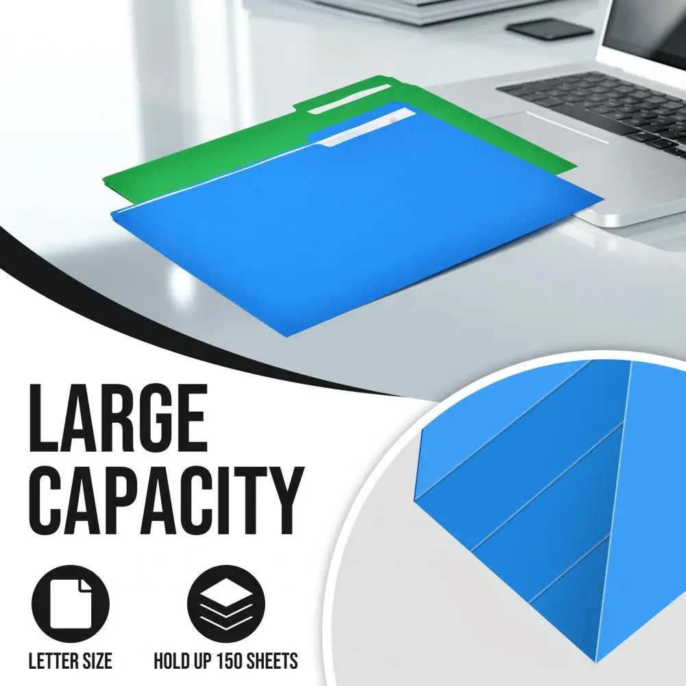 

50Pcs Manila File Folders Standard Letter Size File Folders Business Document Organizers Home Office Organization School Supply