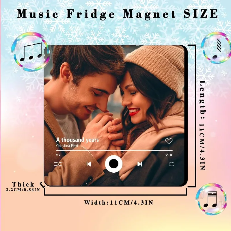 Music Home Decoration Gifts Christmas Valentine's Day Art Decoration Style Personalized Photo Song Album Custom