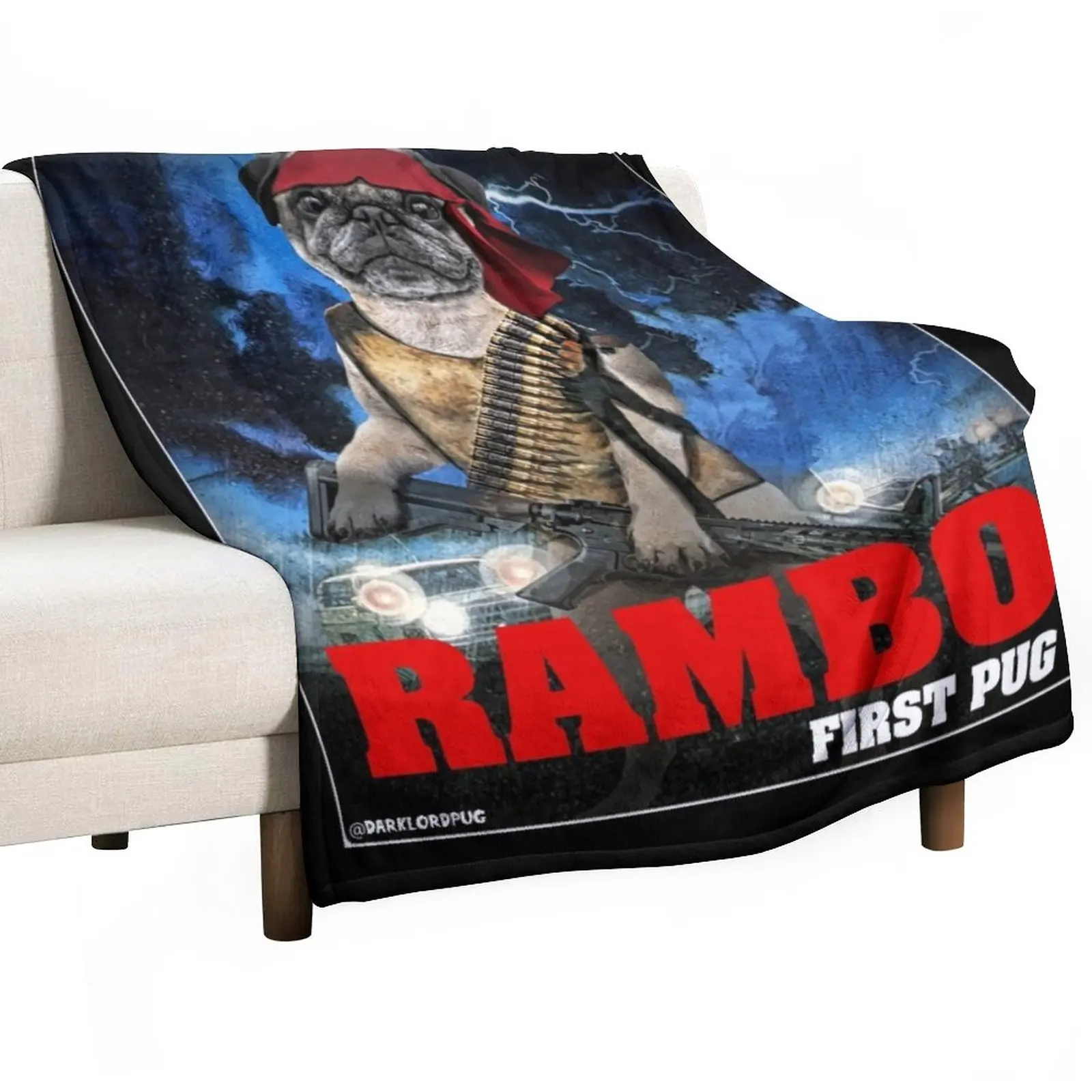 

First Pug Throw Blanket blankets and blankets Summer Blanket Soft Big Blanket Travel Blanket