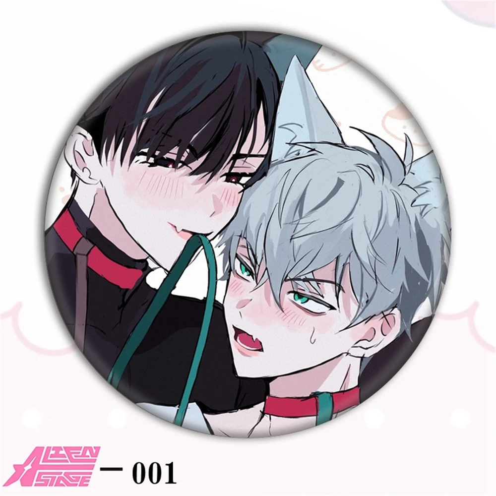 58mm Anime Alien Luka Hyuna Ivan Mizi Bühne Cosplay KOSTÜM Abzeichen Pin SPTE Weißblech Brosche Prop Gilf