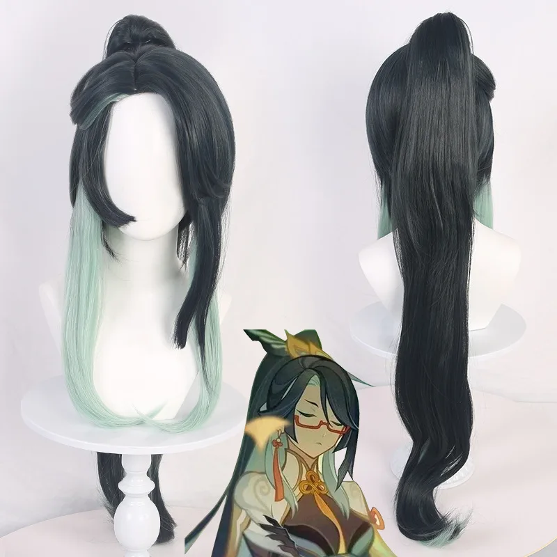 

Long Wavy Synthetic Wig Women Natural Hair Cosplay for Party Daily Use Heat Resistant Fiber