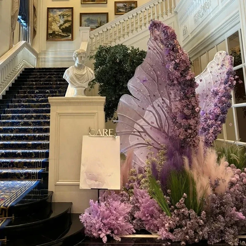 Butterfly Meichen Installation Custom Butterfly Floral Installation Art Installation
