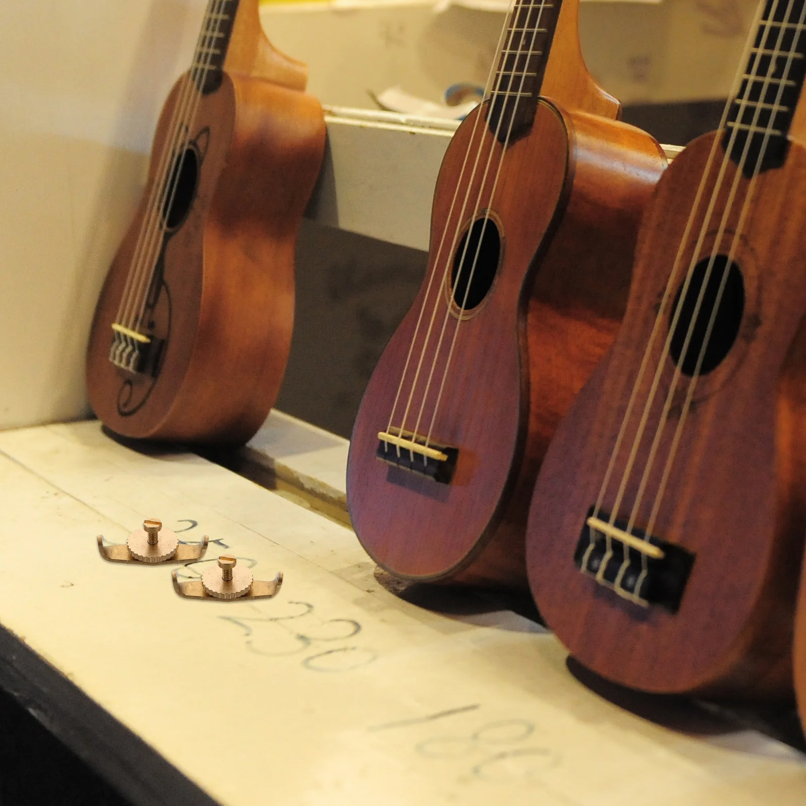 

2Pcs Erhu Fine Tuners Copper Micro Adjustable Tuning Tool Accurate String Tuning Accessories Suitable for All Levels Erhu