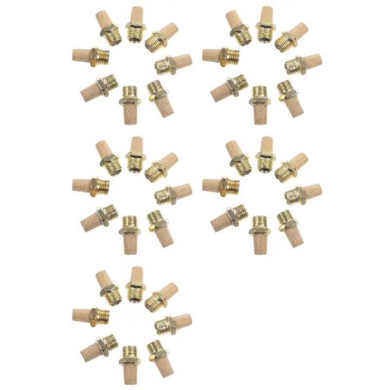 A20F-40Pcs Compressor Exhaust Valve Pneumatic Rapid Exhaust Stopper Exhaust Air Conditioning Vents 1/8Inch