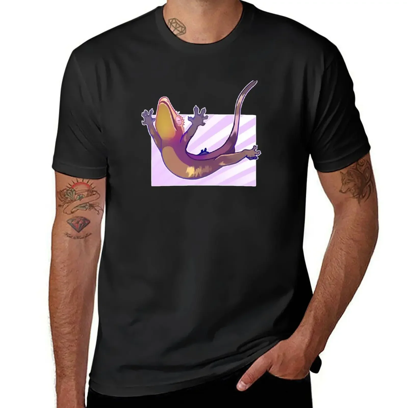 

Crested Gecko 2 T-Shirt anime stuff Short sleeve tee street wear outfits for men