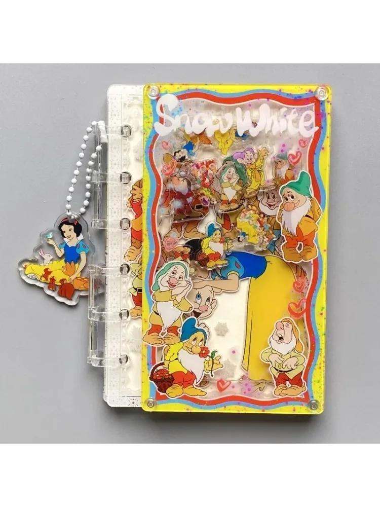 Disney Toy Story ourson neige blanc mignon bricolage acrylique cahier à feuilles mobiles étudiant créatif bloc-notes cahier cadeaux de vacances