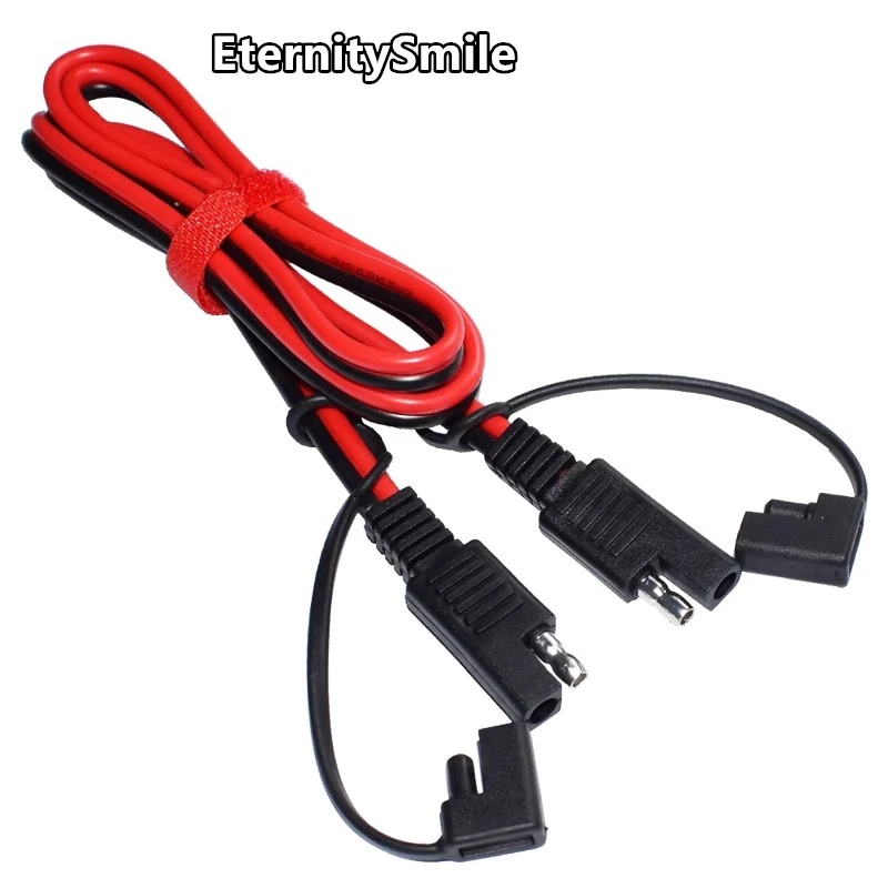 2 SAE Power Extension Cable Adapter Connector 2 Pin Quick Connect Disconnect Plug SAE Power Extension Cable 14AWG