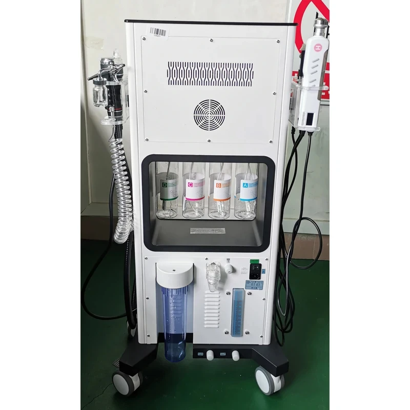 Nnewest  7 In 1 Hydrofacials Diamond Dermabrasion Machine CO2 Alice Super Bubble Hydra Microdermabrasion Facial Machine