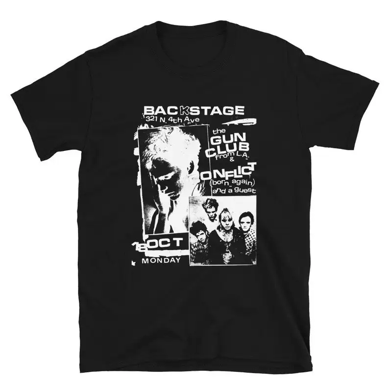 the Gun Club T-Shirt Jeffrey Lee Pierce Cramps Damned Tex and Horseheads Nick Cave Post Punk Deathrock