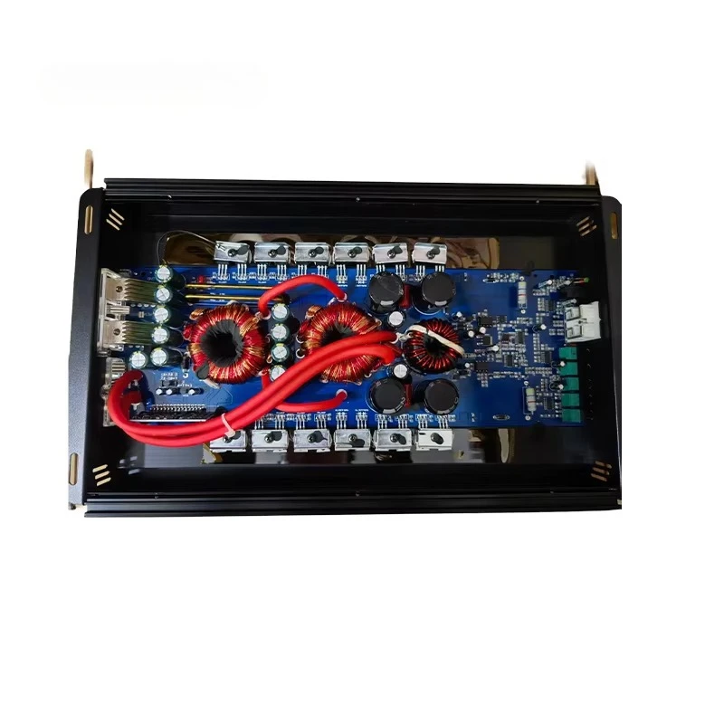 Aluminum Casing 1-CH High Quality Class D Mono Block for universal Car AUDIO Amp 1500W RMS POWER with Crossovers for Subwoofers