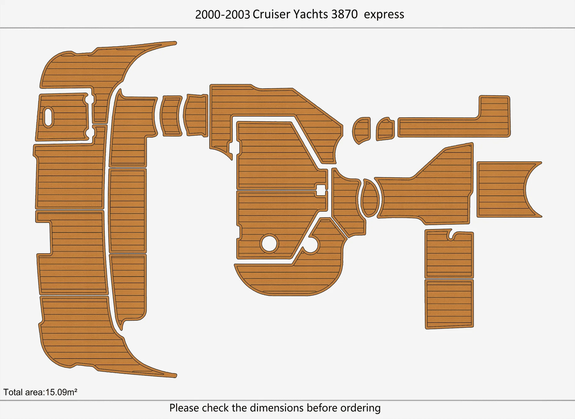 1999-2003 Cruisers Yachts 3870 Express 1/4