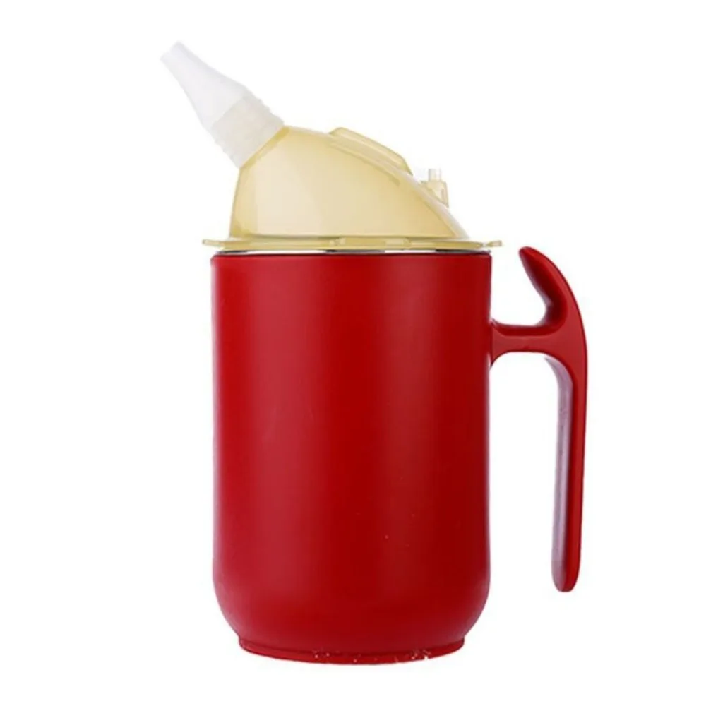 

Spill Proof Adult Sippy Cups with Straw Insulated Elderly Drinking Cups Anti Choking 400ml Feeding Cup for Patients