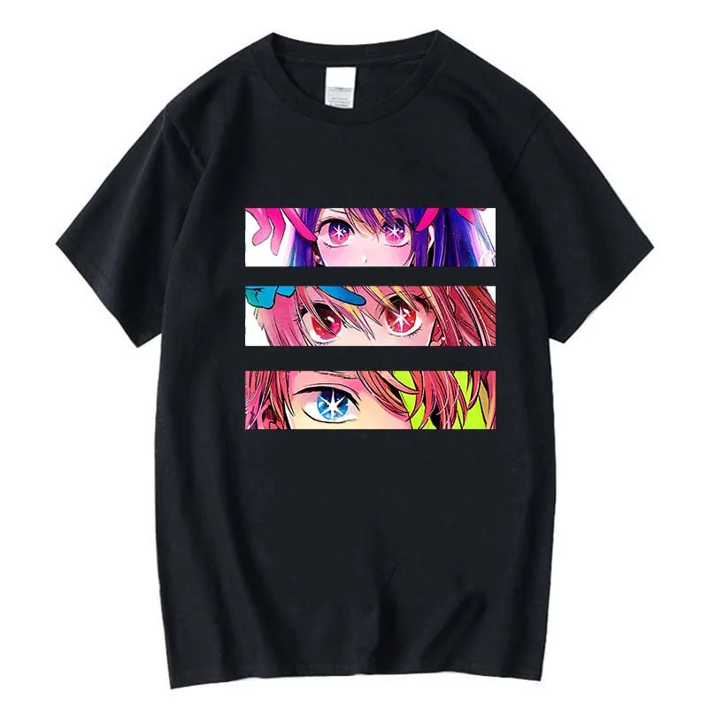 Anime Oshi No Ko T Shirts Funny Women Ai Hoshino T-Shirts Men Graphic Sweatshirt Vintage Summer Clothes