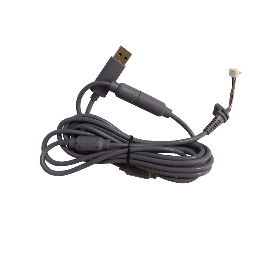 Grau Schwarz 4 Pin Wired Controller Interface Kabel USB Abtrünnigen Kabel Für XBOX 360 controller
