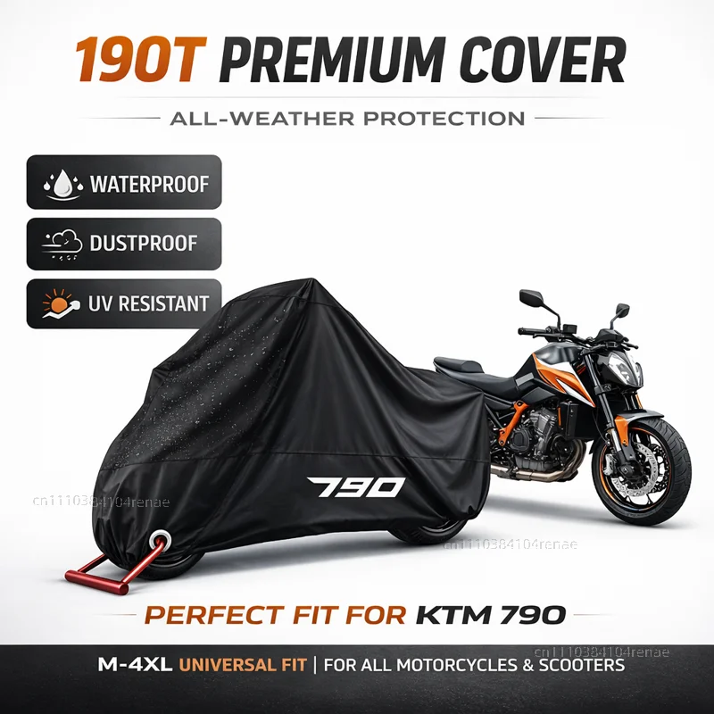 

Чехол для мотоцикла KTM 890 1090 1190 ADVENTURE / R 790 ADVENTURE / S / R Duke 790 890 190T, водонепроницаемый, пылезащитный, с защитой от ультрафиолета