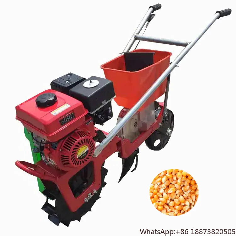 Hot Sale Hand Push Corn Sowing Machine With Diesel Engine Manual Sowing Machine