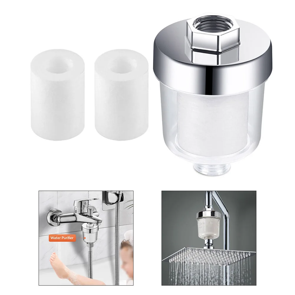 Shower Filter Water Outlet Purifier Faucet Filter Kitchen Bathroom Shower Filter Transparent Bathroom Filtration System For Home