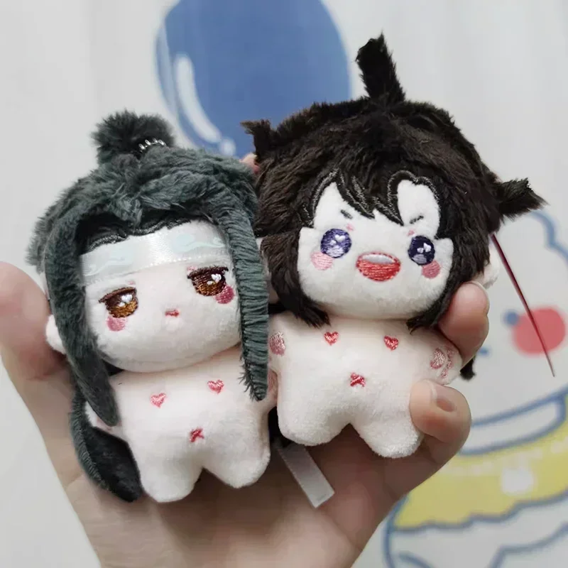 

Hot 7-8cm Heavenly Official Blessing Mo Dao Zu Shi Wei Wuxi Lan Wangji Animation Peripheral Doll Toys Display Cute Children Gift