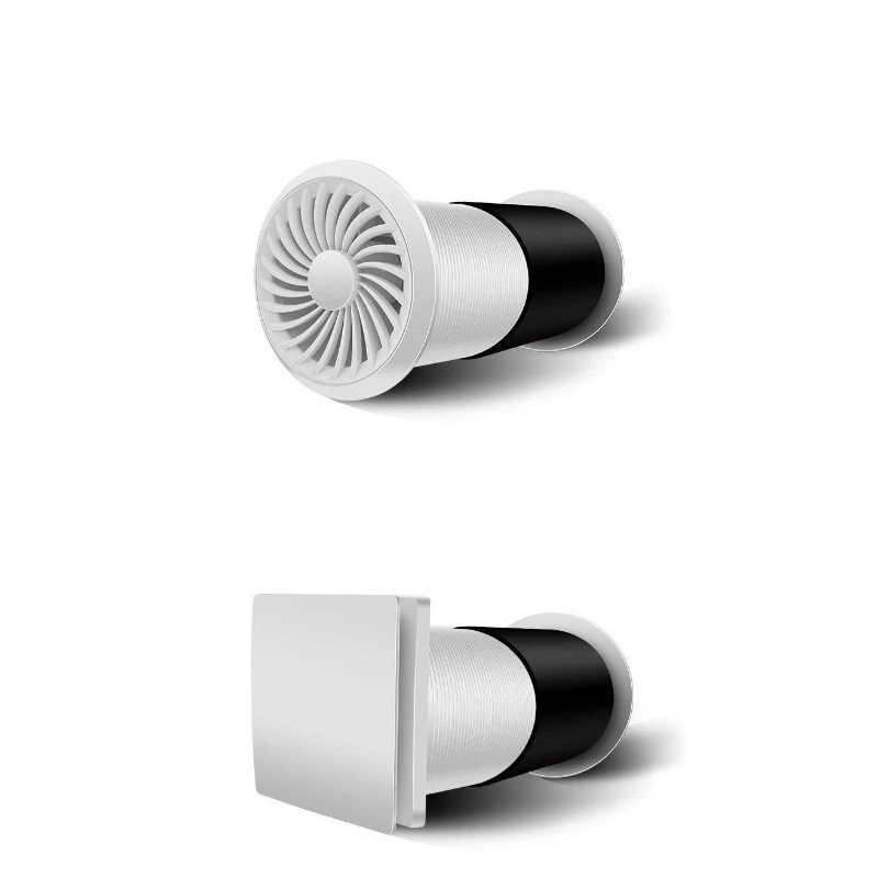 Wall-mounted fresh air fan two-way through the wall integrated household exhaust ventilation fan