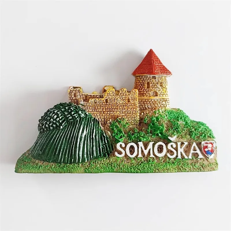 Slovakia Fridge Stickers Bratislava Orava Castle Somoska Travelling Souvenirs Havranok Refrigerator Stickers Wedding Gifts