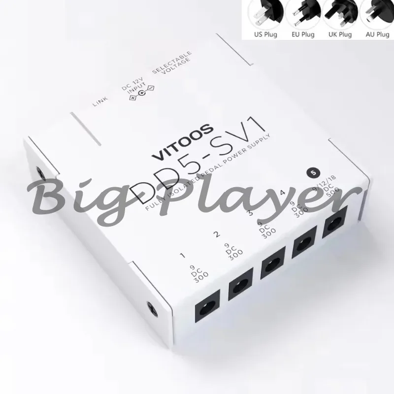 

effect pedal power supply fully isolated Filter ripple Noise reduction High Power Digital effector