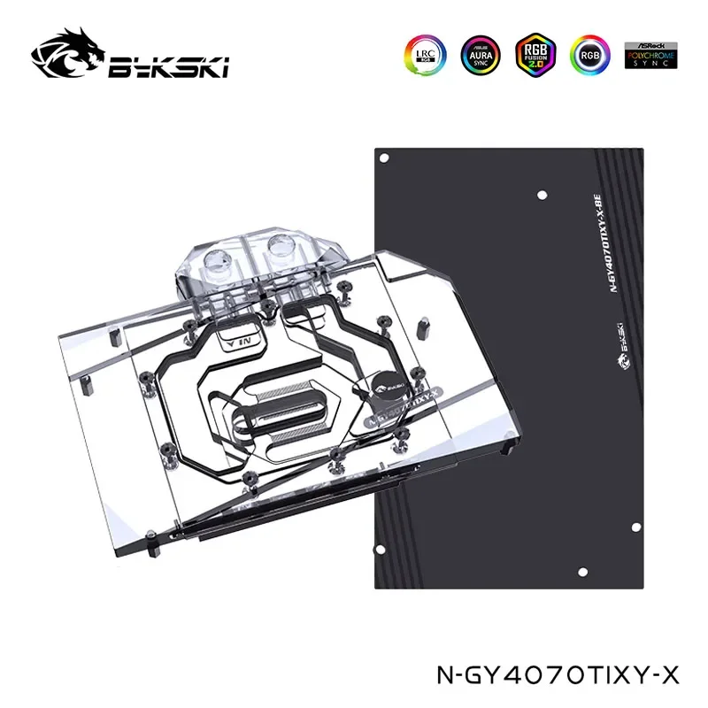 

Bykski GPU Water Block For GALAXY Geforce RTX 4070 Ti Boomstar OC Graphics Card Water Cooling Copper Radiator, N-GY4070TIXY-X