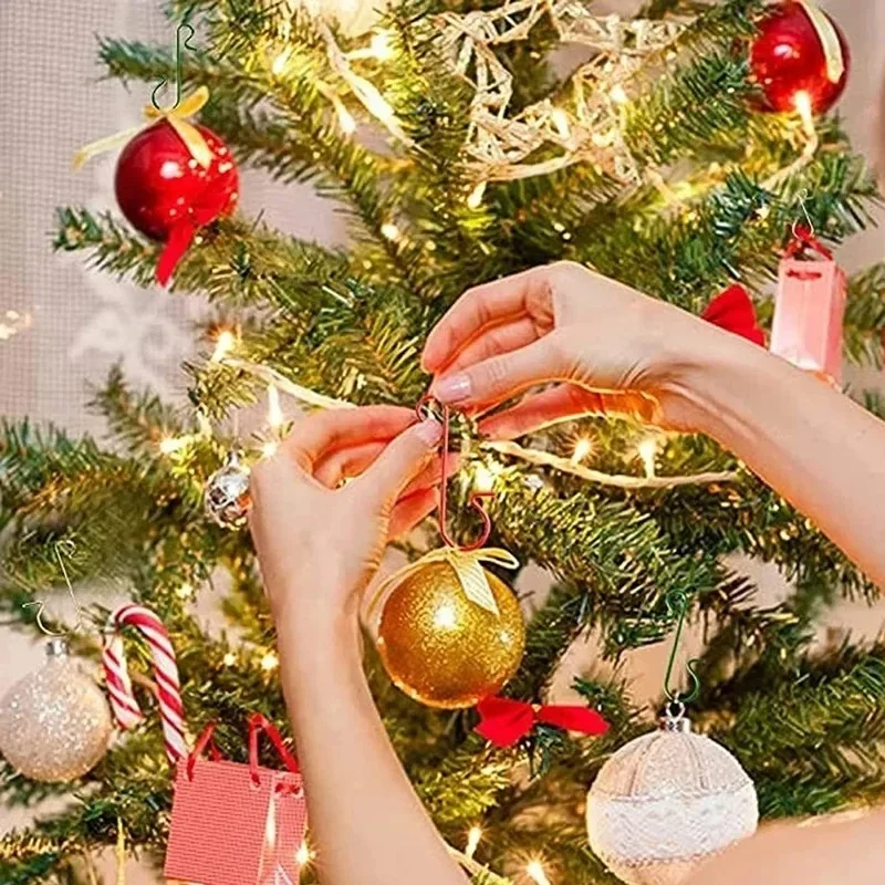 Colorful Christmas Ornament Hooks 2