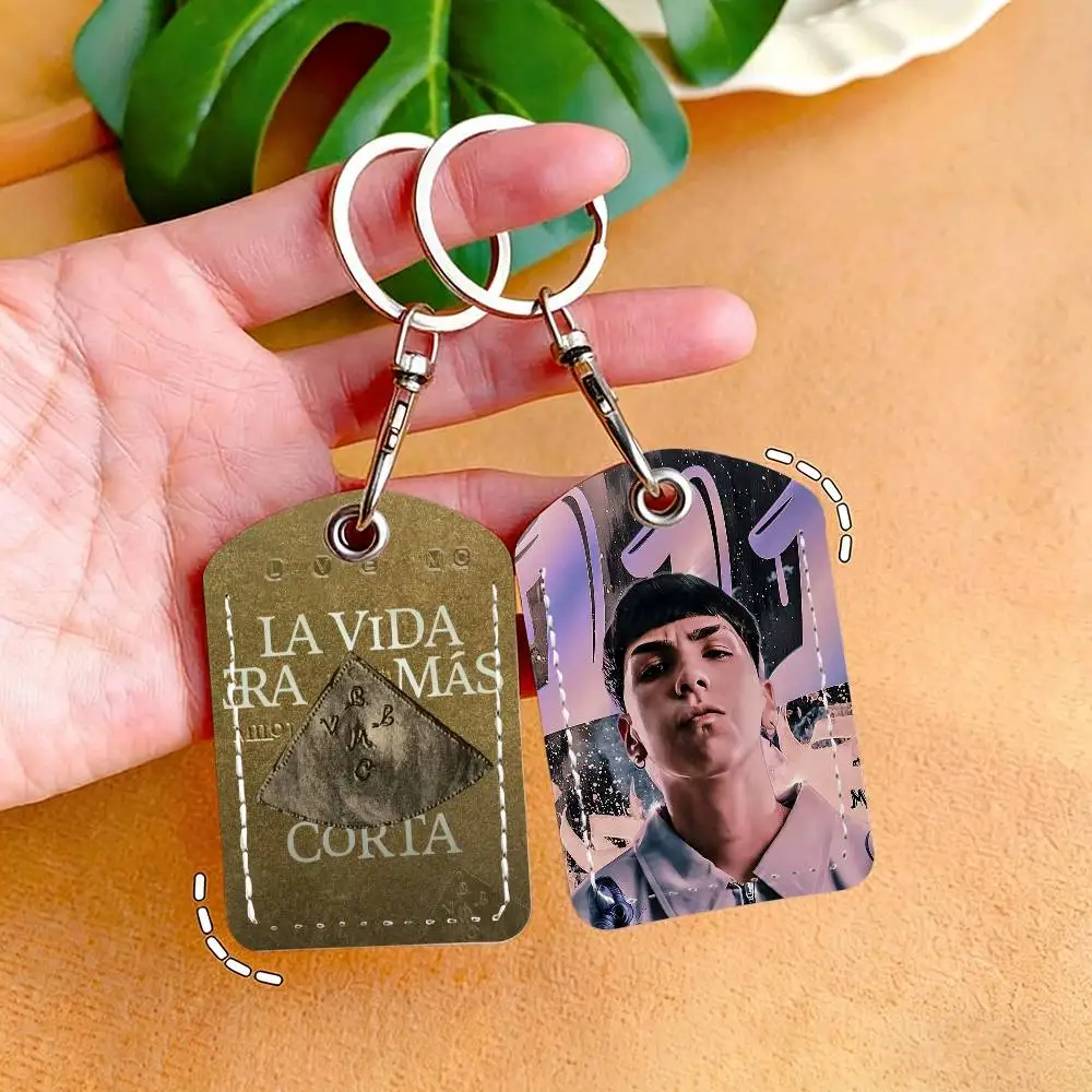 Rapper Milo J Card Holder Keychain Key Ring Door Lock Access Protective Case For Security Gift