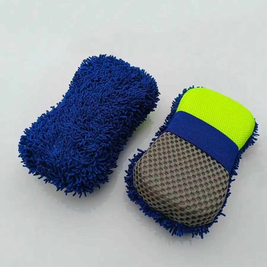 1PC 3-In-1 Cleaning Sponge For Cars, Thickened Car Wash Sponge, Car Cleaning Tool