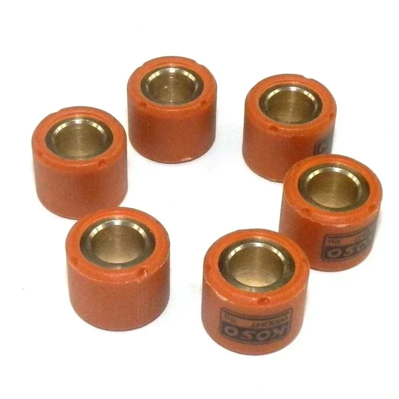 Pack of 6pcs Performance Variator Roller Weights 16mmx13mm 5g 6g 7g 8g 9g 10g for 139QMB 50cc GY6 Scooter Motorcycle Parts 16X13