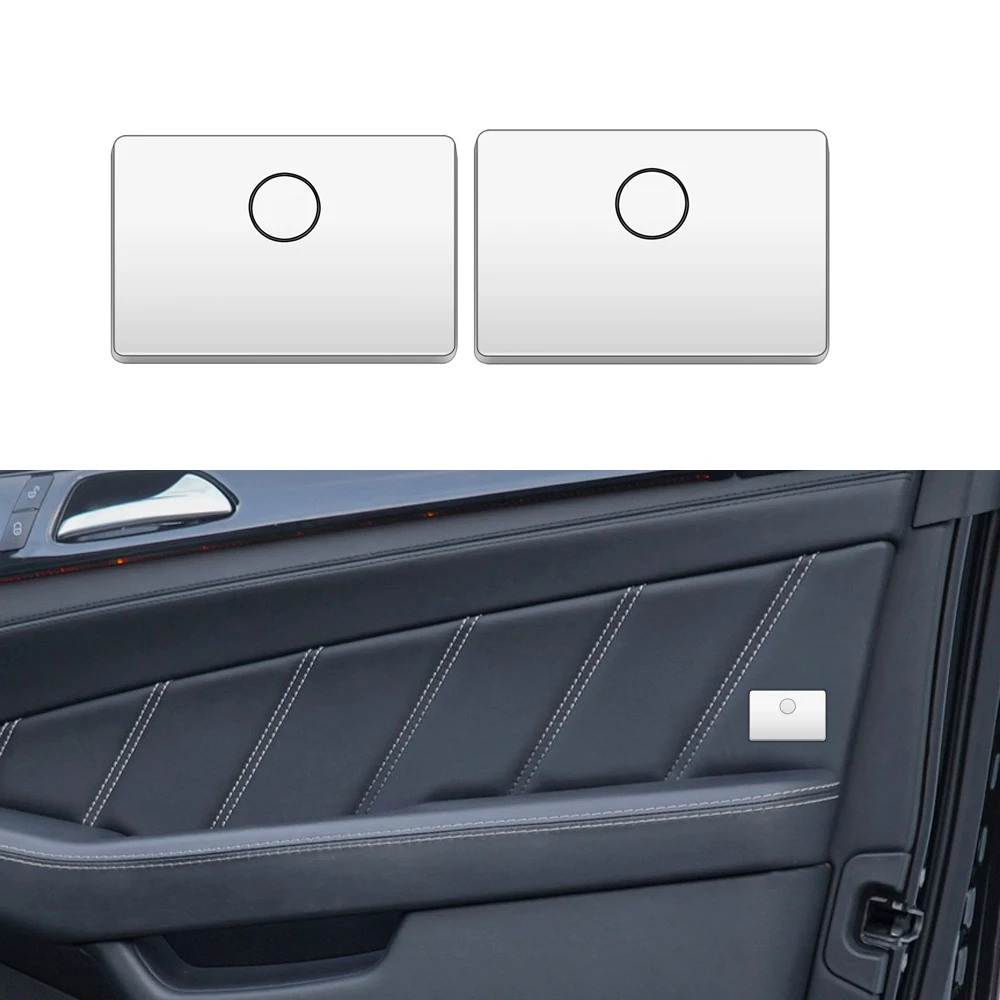 

Эмблема на подлокотник для BRABUS, наклейка, 2 шт., серебряная наклейка на значок BRABUS, наклейка на интерьер автомобиля для AMG Mercedes-Benz Brabus SMART