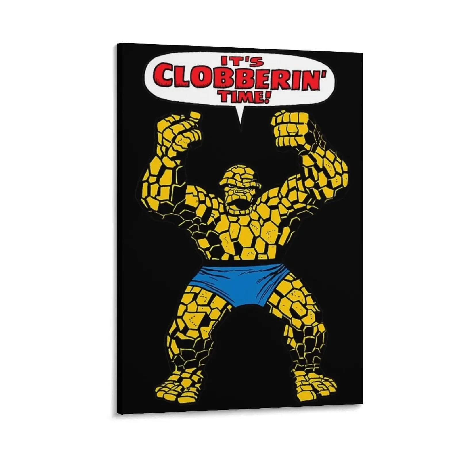 

Fantastic Four The Thing Clobberin' Time Canvas Painting cute room decor house decoration luxury home decor