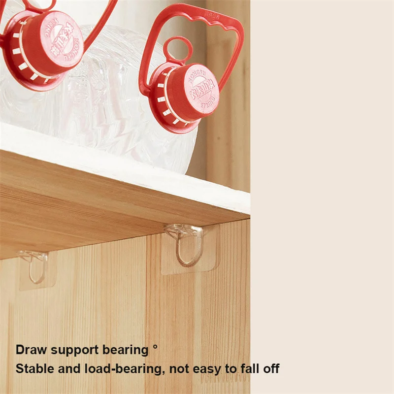 Closet Cabinet Shelf Clapboard Wardrobe Universal Storage Organizer Book Shelves Punch Free No Drill Household Strong