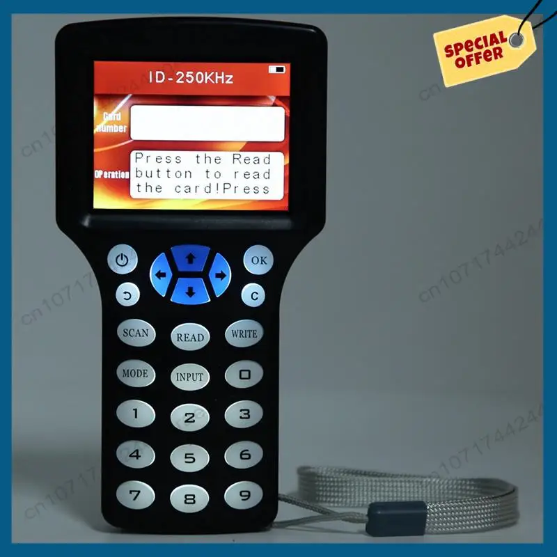 

-A15I 10-частотный RFID NFC считыватель смарт-карт, писатель, Дубликатор + 5XCUID-карт/брелок 125 К 13,56 МГц RFID-копировальный аппарат, репликатор ключей