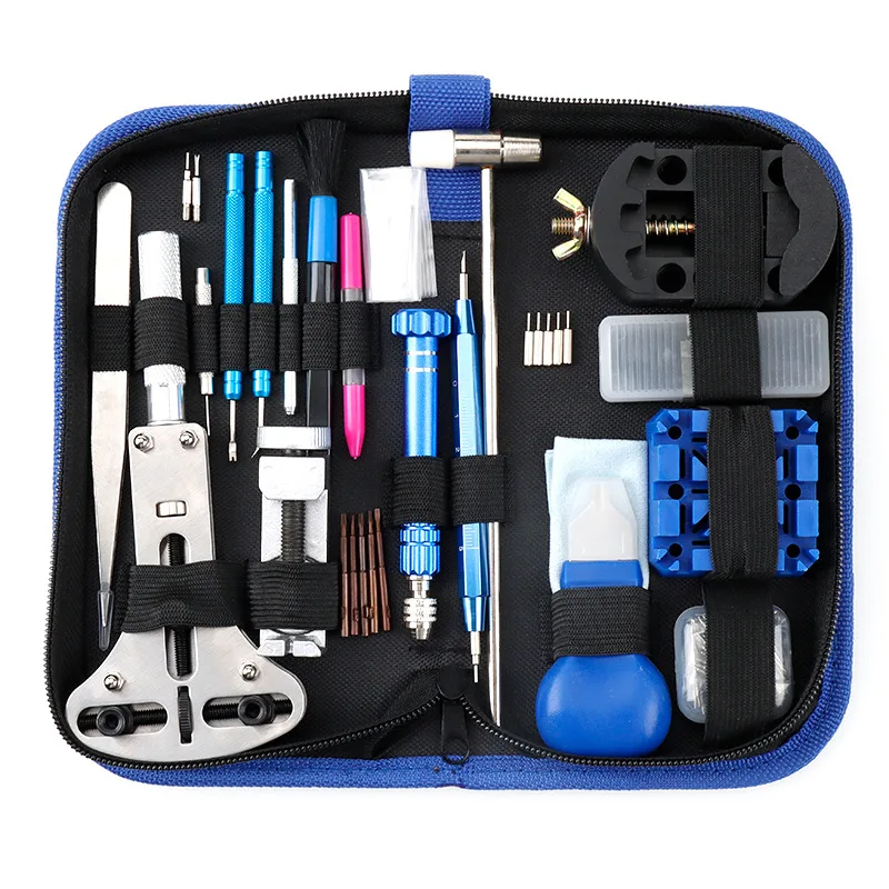 212Pcs/Set Watch Opener Repair Tool Kit Clock Pry Knife Screwdriver Pin Hammer Set Watchmaker Band Link Clockmaker Accessories
