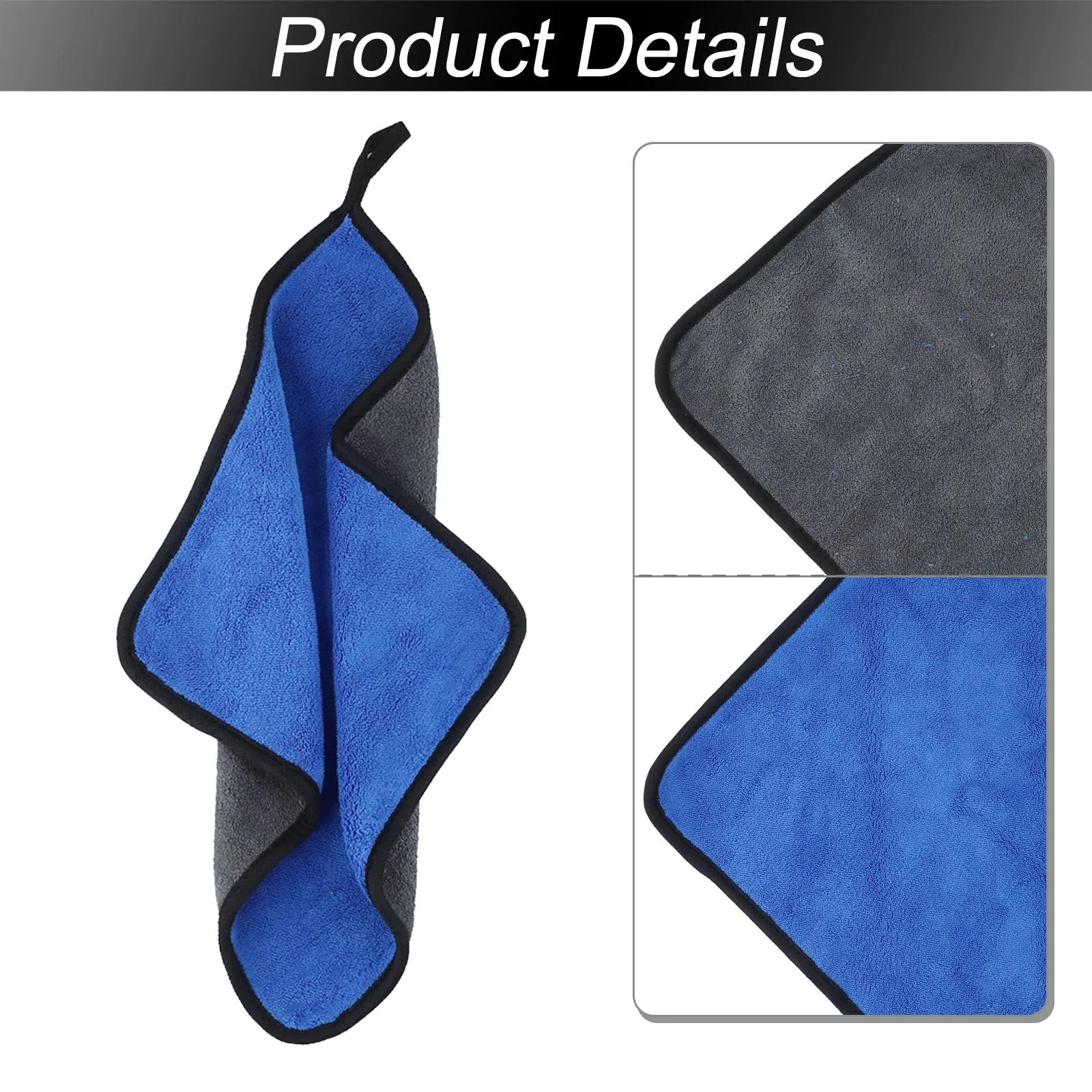 

1Pcs 30*30cm Microfiber Cleaning Towel Car Cleaning Cloths Professional Detailing Car Drying Microfiber Towel Wash Fishing Tools