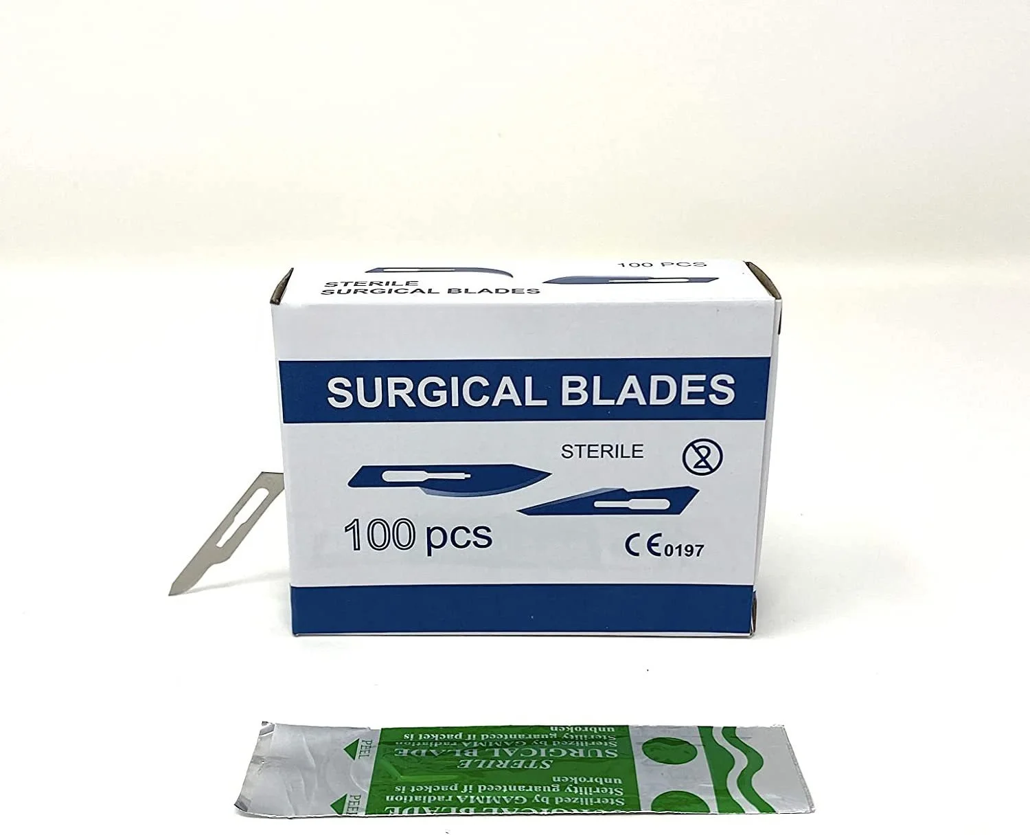 

100PCS/ Box laboratory Dental Tools Surgical Blade Artistic Carving Repair Film Repair Cut 10-25 Full Size Superhard Materials