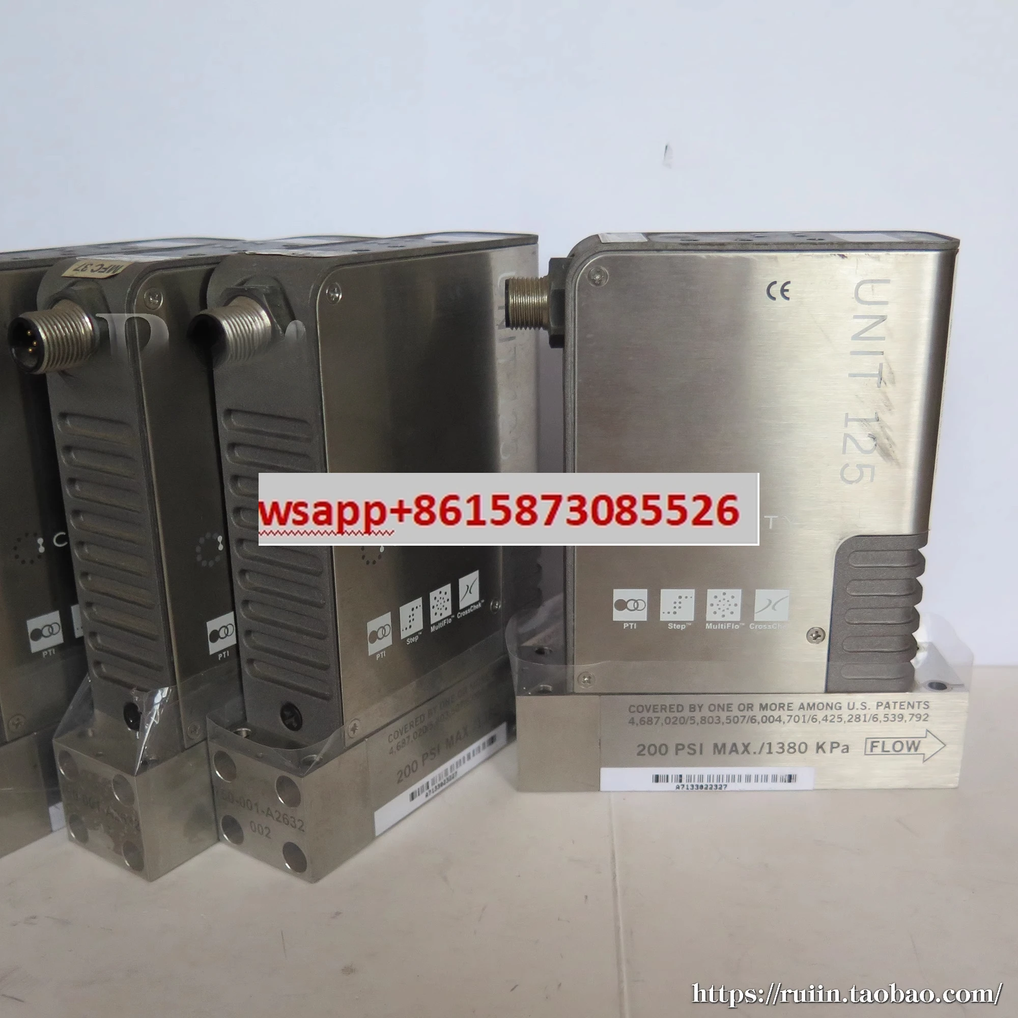 وحدة 125 الكرفس الغاز جهاز التحكم في التدفق الشامل مقياس التدفق التفاضلي الحراري IGS MFC النوع الحراري #2