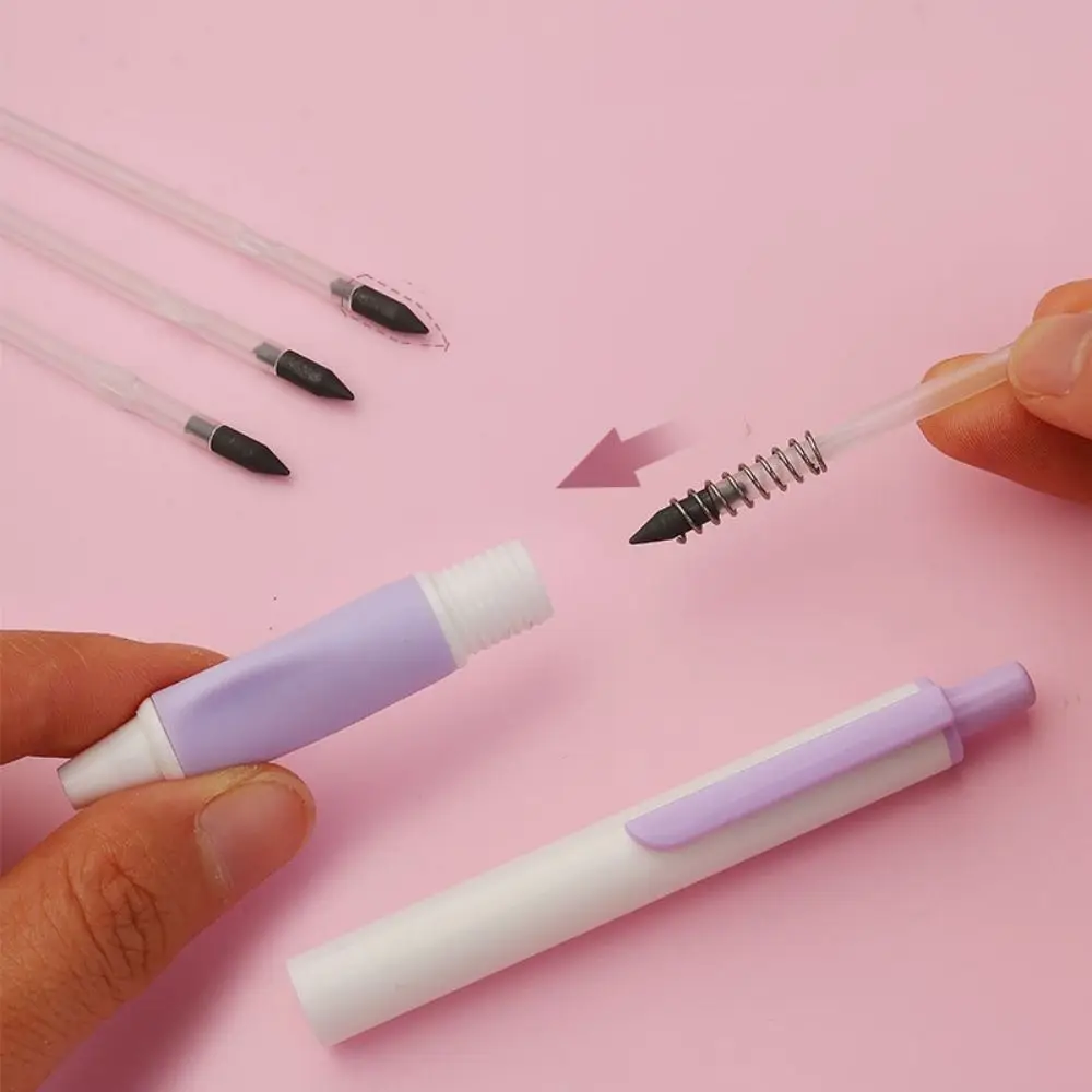 Kawaii Erasable Unlimited Pencil HB School Supplies Press Pencil 0.35mm Soft Sketch Pencil Student