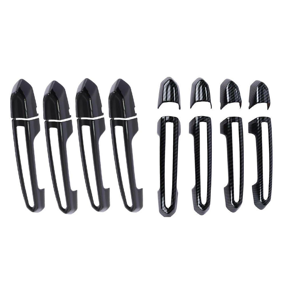 

8pcs For Cadillac ATS XTS CT6 XT4 XT5 XT6 Door Handle Trim Strip ABS Exterior Door Handle Cover Sticker Trim