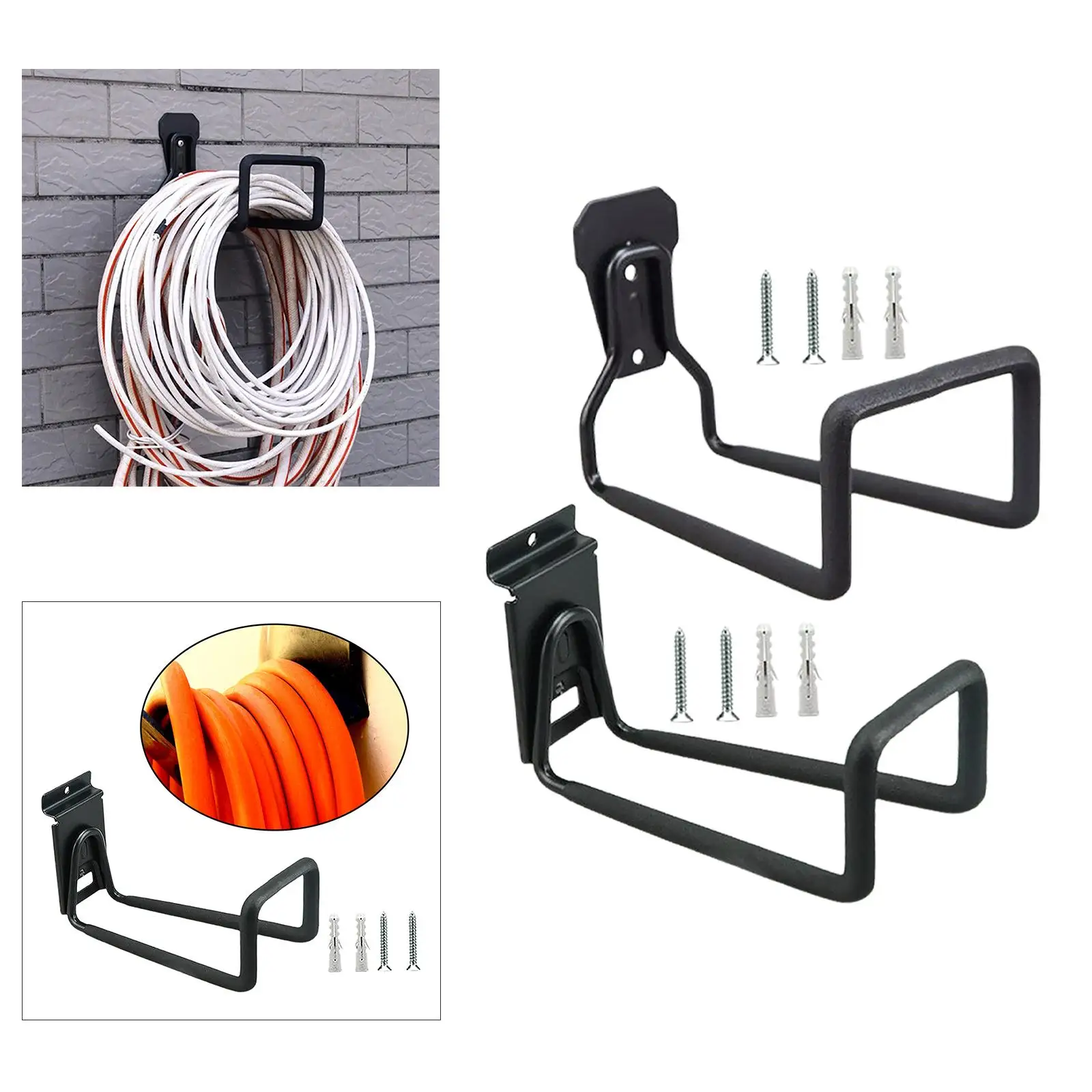 Metal Water Hose Holder, Hose Storage Rack, Water Hose Organizer, Water Pipe