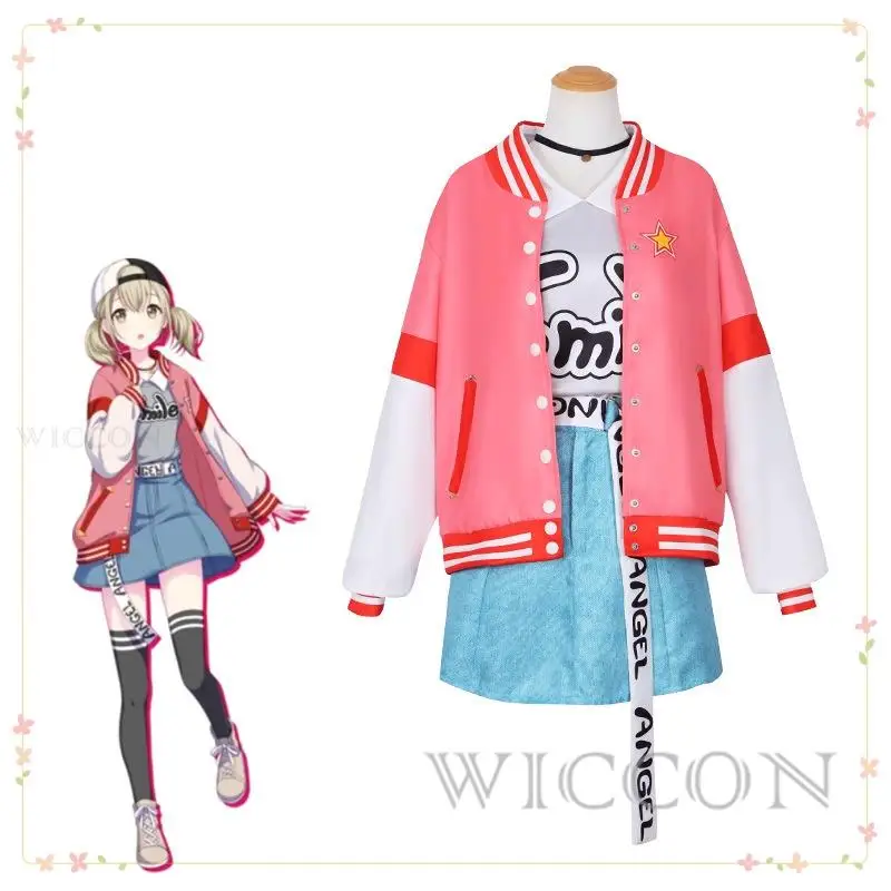 

Azusawa Kohane Project Sekai Colorful Stage Cosplay Cosplay Costume Clothes Wig Uniform Cosplay Stage Costume Vivid BAD SQUAD