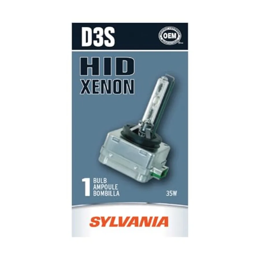 

- D3S Basic HID High Intensity Discharge Headlight Bulb - High Performance Bright White and Durable Lamp (Contains 1 Bulb)