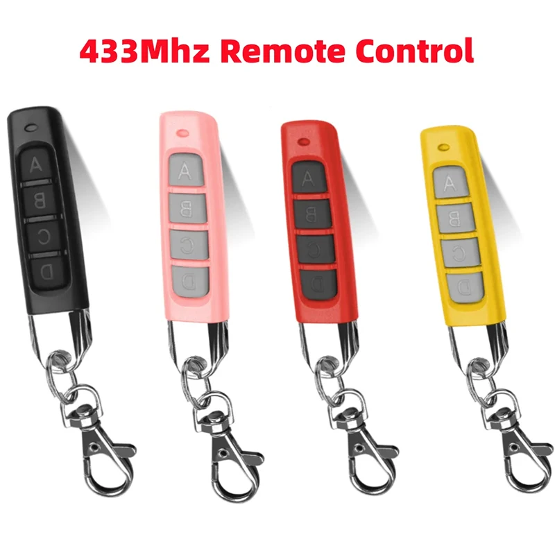 433Mhz Copy Remote Control Auto 4 Channel Code Garage Gate Door Opener RF Remote Control Duplicator Cloning Code Car Key 433.92