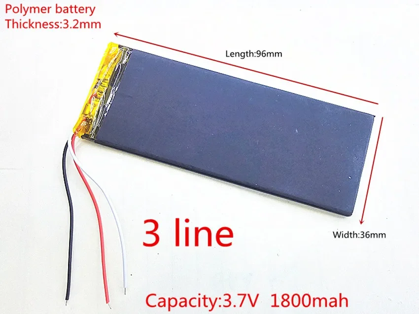 RNEW 323696 XWD 323696P 323696 3.8V 1800MAH battery li-Lion for china clone MTK phone goophone I6 6S IP6