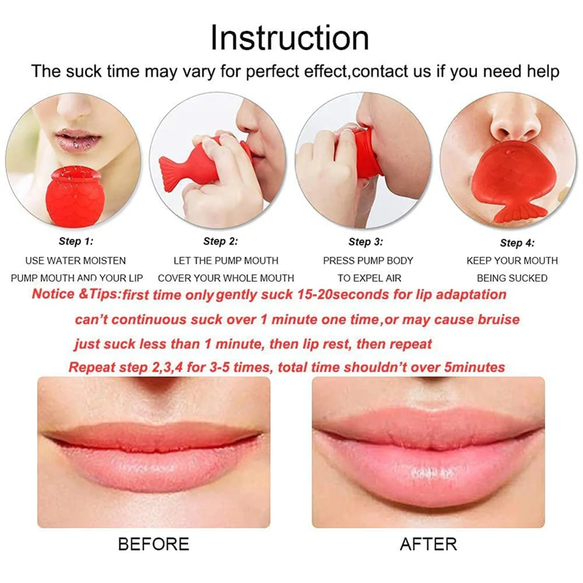 2 pezzi labbra potenziatore dispositivo carnoso labbra silicone forma di pesce naturale PoutMouth strumento sexyLip bocca