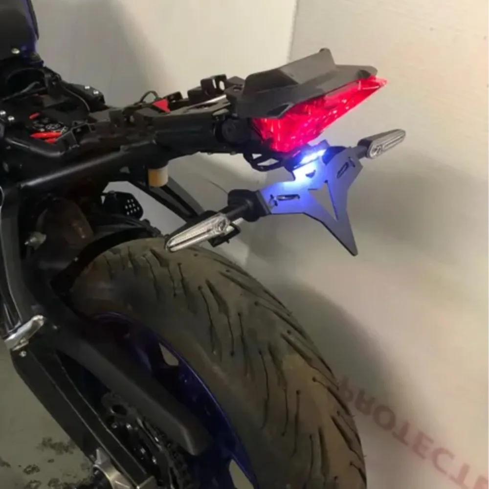 

For Yamaha YZF R7 YZFR7 YZF-R7 2021 2022 2023 2024 Motorcycle Accessories Rear License Holder Number Plate Bracket