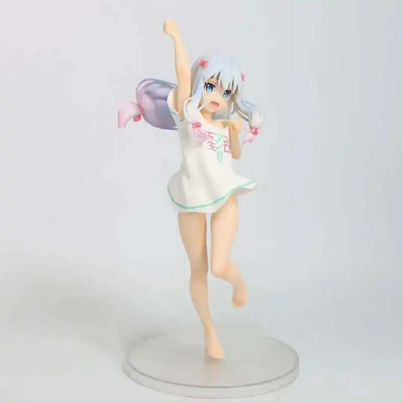 24 ซม.อะนิเมะใหม่ Ques Q Eromanga Sensei Sagiri Izumi Ending โหมด Meruru เสื้อยืด Ver Pvc Action Figure และ Sagiri Izumi เซ็กซี่รูป