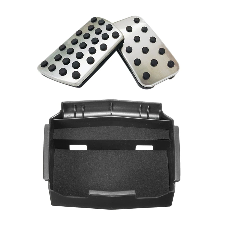 Multifunction Central Storage Box For Honda CRV 2012-2016 & Car Foot Gas Brake Pedal Pad Cover For Honda Civic Accord